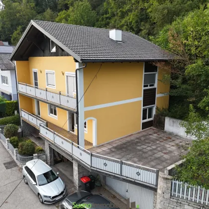 Großes Haus (2 Einh) mit riesiger Garage in Steyregg - Blick auf die Donau! - Bild 3