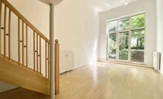 Außergewöhnliche Galerie-Wohnung mit Garten nähe U4 Braunschweiggasse