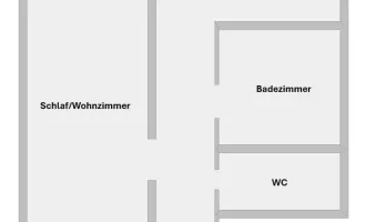 Renovierungs-Chance! Zentrale 2-Zimmer-Wohnung in Wien mit 55m² im Erdgeschoß.