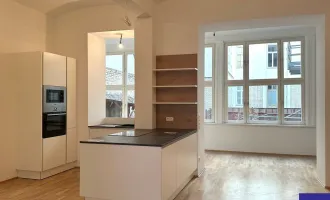 Provisionsfrei: Repräsentativer 160m² Altbau-Erstbezug mit Einbauküche & Terrasse - 1090 Wien