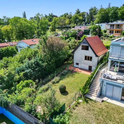 Traumhaftes Grundstück mit idyllischem Blick über Wiens Weinberge - Bild 3