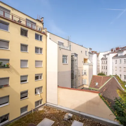 teilmöblierte 3 Zi. Wohnung mit perfektem Grundriss, verglaster Loggia und Außenjalousien - Top Lage: Landstraße Hauptstraße - Bild 2