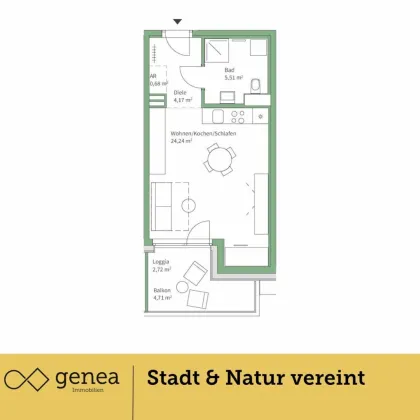 Ihr neues Zuhause in Graz | Provisionsfrei | Ruhige Grünlage im Jakomini Verde - Bild 2