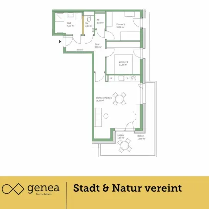 Jakomini Verde Haus K | Provisionsfrei | Stilvolles Wohnen im Grünen - Bild 2