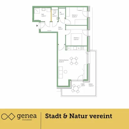 Provisionsfrei | Moderne Wohnungen in Jakomini Verde | Urbanes Leben trifft Erholung - Bild 2