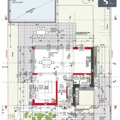 Preisreduktion | Luxuriöses Einfamilienhaus | Grenze Neustift am Walde 19. Bezirk | Verkauf "wie liegt und steht" | zusätzlich bebaubares Grundstück - Bild 3