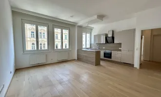 Exklusives City-Wohnen: Stilvolle 2-Zimmer-Wohnung mit Blick auf die Landstraße