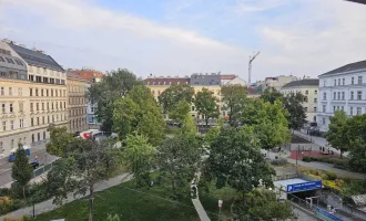 Gepflegte 3 Zimmer Wohnung mit Lift und Blick über den Park