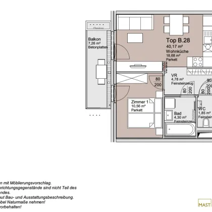 *Ende 2026* Provisionsfreie 2-Zimmer Wohnung im 4. Liftstock! - Bild 3