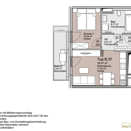 *Ende 2026* Provisionsfreie 2-Zimmer Wohnung im 5. Stock! - Bild 2