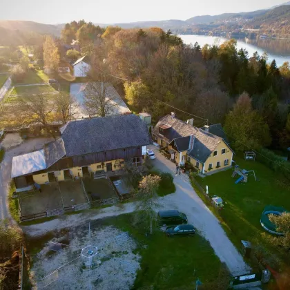 Bauernhof mit Kärntner Landhaus, Stallungen und Koppeln mit Wörtherseeblick - Bild 2