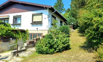 Bungalow auf großem Grundstück nahe Hausleiten - inmitten Natur pur und herrlichem Weitblick!