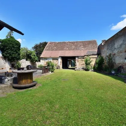 BAUERNHAUS in typisch WEINVIERTLER "L" FORM mit Toreinfahrt - Bild 3