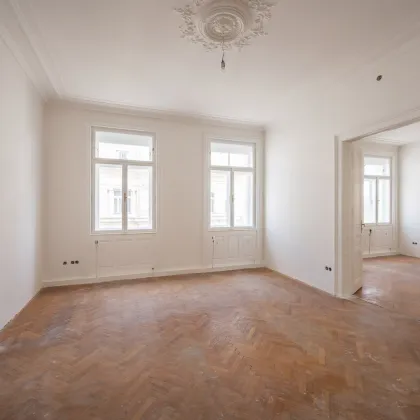 ab Mitte Oktober: sanierte Altbauwohnung mit 2 Badezimmern, kleinem Balkon - Nähe MAK - Bild 2