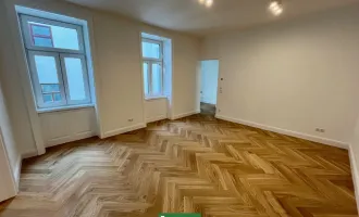 Altbaucharme - Topsaniert! Wunderschöne Wohnung in begehrter Lage Nähe Vorgartenmarkt. Bewilligter Balkon!