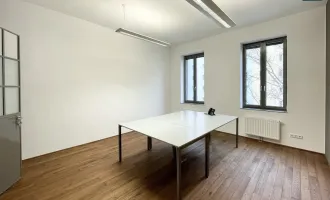 All-In Raum zur Vermietung im Gemeinschaftsbüro - Loft mit hochwertiger Ausstattung und Balkon in der Brotfabrik Wien!