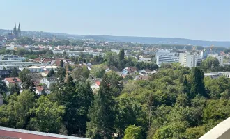 Ausblick über ganz Regensburg - sonnige Wohnung mit Süd-Balkon im 14. Stock - Bezugsbereit