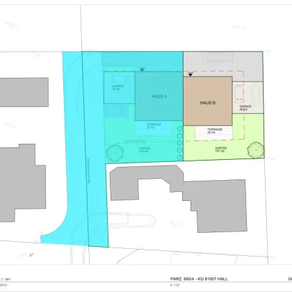 Baugrund ca. 700 m² in Hall in Tirol - Bild 2