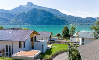 Traumhafte Gartenwohnung direkt am Mondsee - Erstbezug mit privatem Badeplatz und herrlichem Seeblick! PROVISIONSFREI