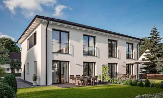 Neues Wohnglück in Tirol: Erstbezug Doppelhaushälfte mit Garten, Terrasse und Garage (Haus A - Links)