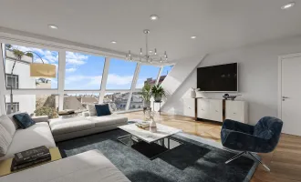 Exklusives PENTHOUSE im BOTSCHAFTSVIERTEL mit 360°-Blick über GANZ WIEN und Lift DIREKT IN DIE WOHNUNG