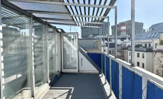 Unbefristet bei Währinger Straße! Sonnige 2-Zimmer-Dachgeschoss-Wohnung mit ca. 13 m2 westseitiger Dachterrasse in U-Bahn-Nähe