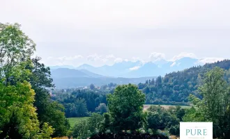 SONNENLAGE BEI VELDEN! Hanggrundstück mit traumhaftem Karawankenblick!