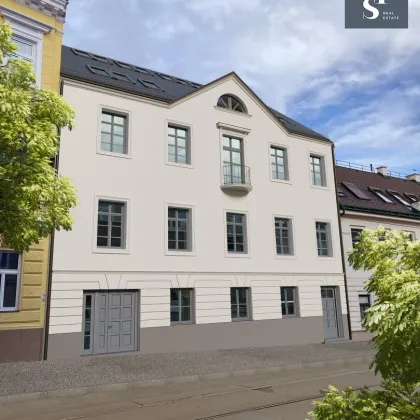 Erstbezug: Top 3-Zimmerwohnung mit großzügigem Balkon | Exklusives Wohnen in Dornbach -  Außenpool im Gemeinschaftsgarten - Bild 3