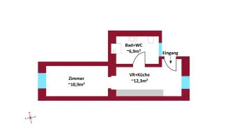 Praktische Raumaufteilung I Separate Küche I  nahe Schönbrunn I U4, U6, Meidlinger Markt!