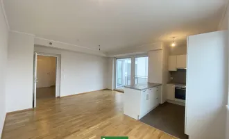 Tolle Neubauwohnung mit Küchenhalbinsel nahe S-Bahn S7 Kaiserebersdorf - Großer Balkon und luxuriöses Bad mit Dusche und Badewanne! GEMEINSCHAFTLICHE DACHTERRASSE!