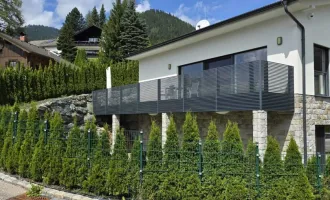 Luxusvilla in idyllischer Steiermark am Semmering: 235m² Wohnfläche, Top Ausstattung, Garten, Terrasse, Garage, Sauna - für 1.089.000,00 € mit Bergblick