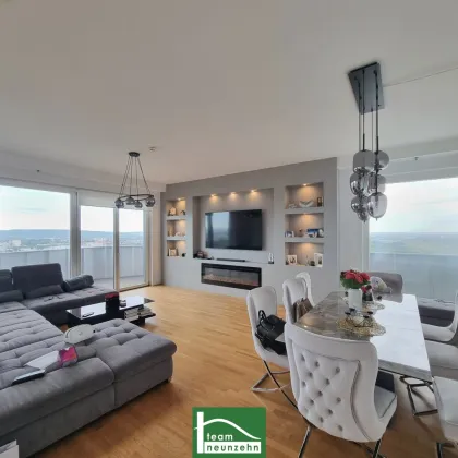 SKYVIEW - Einzigartige Penthouse Wohnung mit atemberaubendem Fernblick - 4 Zimmer mit großzügiger Außenfläche - City Gate - U1 Leopoldau - Bild 2