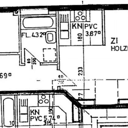 DACHGESCHOSS, MuseumsQuartier-Nähe, 64 m2 Altbau, Wohnküche, 2 Zimmer, 2er-WG-geeignet, Wannenbad, Hofruhelage, Burggasse - Bild 3