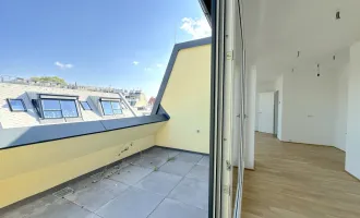 Atemberaubende Dachwohnung mit Terrasse in Ost-Ausrichtung! Erstbezug!