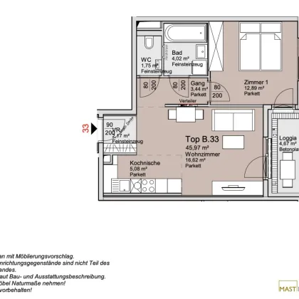 *Ende 2026* Provisionsfreie 2-Zimmer Wohnung im 5. Stock! - Bild 3