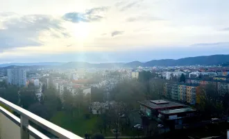 Vermietete 3-Zimmer-Wohnung mit traumhaften Ausblick auf St. Peter und TOP Infrastruktur