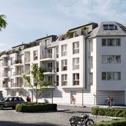 ZUM JUNGBRUNNEN! Von der Sonne geküsst - Ab ins Dachgeschoss mit 2 Süd-Terrassen! 3 Zimmer + Beste Infrastruktur + Hochwertige Materialien + Garagenplatz optional! - Bild 3