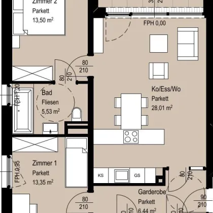 EINZIEHEN UND WOHLFÜHLEN: 3-ZIMMER-WOHNUNG IM DG - Bild 3