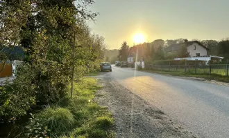 ABENDSONNE, PRIVATSTRASSE, IDEALE GRÖSSE UND BEBAUBARKEIT /// tolles Baugrundstück mit perfekter Infrastruktur