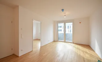 Hofruhelage: Moderne 2-Zimmer Wohnung mit Loggia nahe Donau