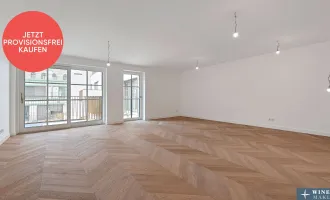 PROVISIONSFREI! Großzügiger 2-Zimmer-Erstbezug! Balkonwohnung mit Blick in wunderschönen Innenhof