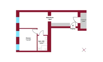 Erstbezug sanierter Altbau in Fertigstellung I ruhige hofseitige Loggia I Luftwärmepumpe I Fußbodenheizung I Schlüsselfertig.