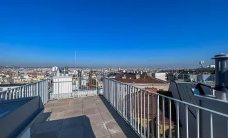 ANLEGER AUFGEPASST - Befristet vermietete exklusive 3-Zimmer-Wohnung mit Dachterrasse und Fernblick