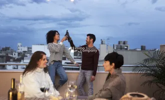 Die Freiheit nehm ich mir ! Schöne Momente genießen auf 74m2 Dachterrasse Ausrichtung N + O + S + W