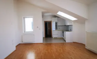 Große 1-Zimmer DG-Wohnung mit Lift und Terrasse!