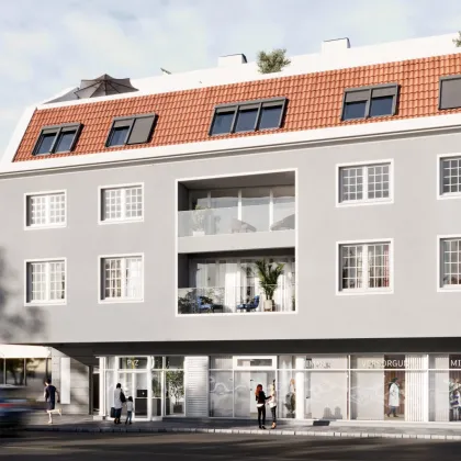 ZUM JUNGBRUNNEN! Ganz oben / Klein aber OHO / Mein Eigentum! Ideal aufgeteilt + Großer Balkon + Beste Infrastruktur + Hochwertige Materialien + Garagenplatz optional! - Bild 2