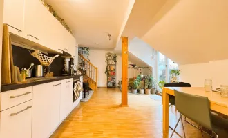 Wohnliche Maisonette mit Dachterrasse in zentraler Lage