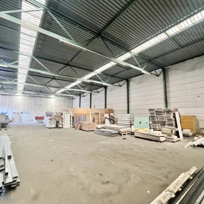 416 m² + 417 m² oder 833 m² Halle (unbeheizt / 5,50m - 6m) / Werkstatt / Produktion / etc. zu mieten! - Bild 3