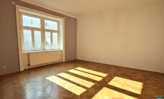 Absolute Ruhelage: Schöner 1,5 Zimmer-Altbau auf der Gentzgasse