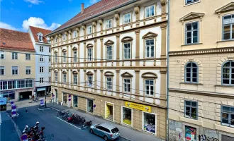 NÄHE OPERNRING : Kürzlich saniertes 5-Zimmer-Büro mit Balkon und Klimaanlage